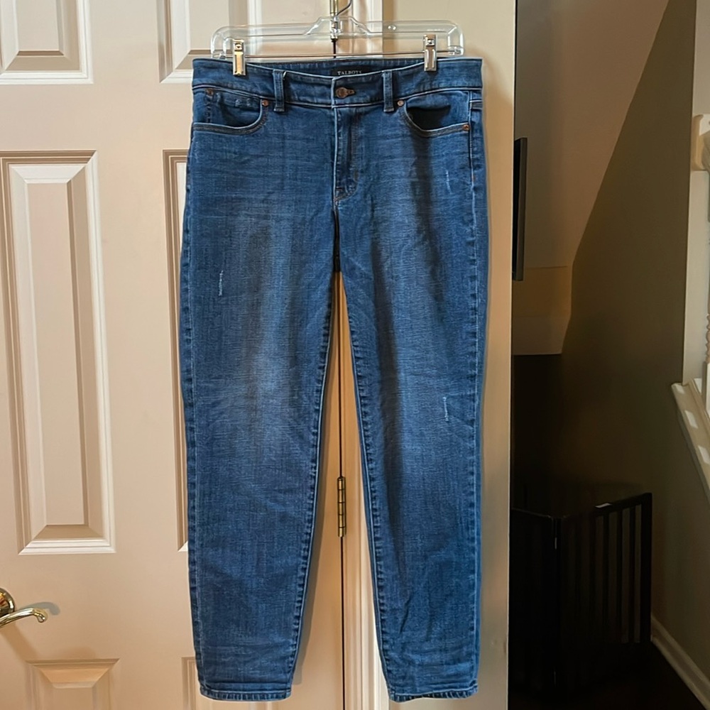 Talbots Flawless Five Pocket Boyfriend Denim Jean, size 6